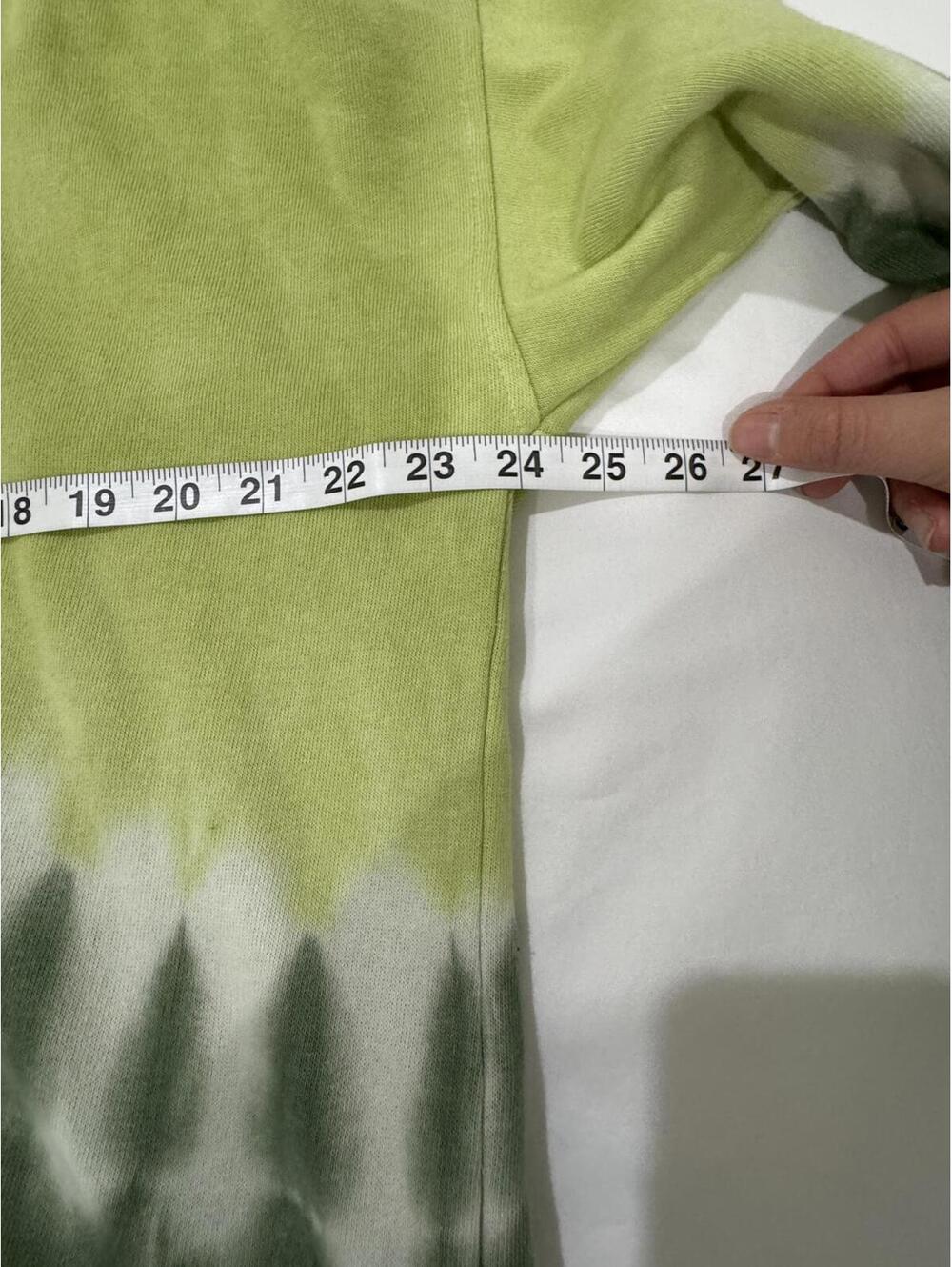 Old Navy Green Tie-Dye Oversized Tunic Sweatshirt Medium - Picture 8 of 9